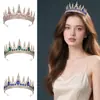 Accesorios Europeos y Americanos Transfronterizos para el Cabello tipo Corona de Novia, Corona de Aleación Más Vendida en Aliexpress para Vestidos, Tocados para Peinado de Boda