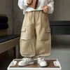 Pantalones de primavera para niños 2026 nuevo estilo, streetwear elegante y moderno para niños pequeños, pantalones de trabajo de primavera y otoño, pantalones casuales de moda para niños