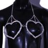 2022 nuevo sujetador de amor bikini sexy cadena de pecho con diamantes cadena corporal de verano cadena corporal femenina 06