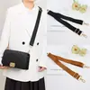Correa de Bolso de Color Sólido para Mujer, Accesorios de Correa Ancha para el Hombro, Correa de Repuesto Ajustable Negra Pura para Bolso Cruzado de Hombro Sencillo para Hombre