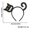 Diadema Divertida de Dibujos Animados para Halloween Accesorios para el Cabello Decoraciones para Fiesta Temática del Festival de Fantasmas Diadema de Murciélago Araña Hebilla para la Cabeza
