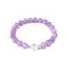 Pulseira de ametista natural de lavanda, pulseira para namorada de estudante, moda, temperamento simples, atmosfera elegante