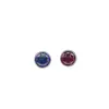 Astmf-136 Tazón de Titanio Taza Pendientes de Zirconia Cabeza G23 Aleación de Titanio Set de Paquete con Joyería de Cabeza de Zirconia 5A Multicolor Opcional