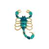 Nueva Moda Broche de Pez Tropical Incrustado de Diamantes Esmalte Lindo Pez Corsage Abrigo Glaseado de Goteo Pin de Cuello Langosta Accesorios Mujer