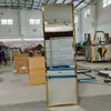 Fabricante de Espelho com Estrutura de Aço Inoxidável Atacado Quadrado Dourado Espelho de Banheiro de Parede Espelho de Penteadeira Moderno Minimalista