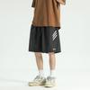 Shorts de Secado Rápido para Hombre 2025 Verano Pareja Delgados Transpirables Americano Retro Sueltos Casual Rectos Pantalones Deportivos