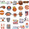 50 Folhas/Conjunto Série Basquete Adesivos para Caderno de Bolso DIY Caderno de Bolso Material Autoadesivo Adesivos Criação
