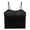 Sling Underwear Cinto Peito Pad Seda Gelo Não Marcante Bonito Costas Sutiã Sem Desgaste All-in-one Base Feminina Exterior Vestindo Colete Branco para o Verão
