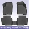 Adequado para Chevrolet Impala 2006-2013 Tapetes de Chão e Tapete de Porta-Malas 3D para Todas as Condições Climáticas em TPE