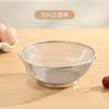 Cesta de lavado de acero inoxidable 304, lavabo para frutas, lavabo doméstico, escurridor de cocina, lavabo multifuncional para huevos y fideos, venta al por mayor