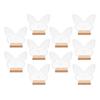 BT056-060 acrílico transparente tridimensional 2 mm placa de número de mesa de boda placa de asiento de mesa decoración de mesa DIY