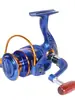 Carrete de Micro-Spinning Metálico Especial para Pesca en el Mar, Doble Manivela, Lanzamiento a Larga Distancia, Bobina Baja, Carrete de Pesca, Carrete para Hilo de Pesca, Carrete de Pesca al por Mayor
