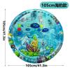 Colchoneta Inflable para Golpear Niños Transfronteriza Diversión para Acariciar Bebés Juguete de Peces Marinos de PVC Colchoneta de Agua para Bebés para Aprender a Gatear