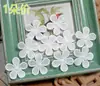 Patch de Renda Branca com Flor Tecido Patch Decoração de Roupa Patch Aplique Moda DIY Joia Patch de Bordado