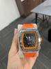 Explosiones de la marca ZIDO dominantes tendencia de moda de alto valor resistente al agua ligero forma de barril reloj para hombre cabeza de fantasma negra