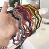 Estilo K de Dongdaemun Aro Ondulado para Cabelo Fino Antiderrapante Abertura para Cabelo Plástico Simples Aro para Lavar o Rosto Suprimento de Barraca de Rua Jianghu Venda Quente