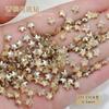 Al por mayor color para arte de uñas pequeña joyería de estrella de mar estrella de mar de moda en internet forma de diamante con base puntiaguda adornos súper brillante estrella pequeña decoración de uñas