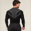 Gymshark Nuevo Top Deportivo Casual Transpirable de Manga Larga para Correr Fitness Tiburón