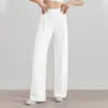 Pantalones de Yoga de Pierna Recta de Secado Rápido Levantamiento de Glúteos Melocotón Adelgazantes Favorecedores Pierna Ancha Ropa Exterior Deportiva Fitness Pantalones de Yoga para Mujer Cintura Alta