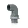 Accesorios para tubería de agua de PVC codo tes cuatro vías directo acuario accesorios para tubería de suministro de agua superior e inferior conector de plástico pegamento adhesivo gris