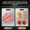 Tábua de corte grande para vegetais doméstica cozinha multifuncional dupla face anti-mofo mesa de rolar