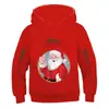 Sudadera con Capucha de Punto para Niños Transfronteriza Serie Navideña Suéter Casual para Niños Estampado 3D Suéter Navideño