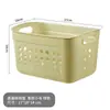 Caja de almacenamiento de cocina de plástico para el hogar, ropa, snacks, juguetes, artículos varios, cesta organizadora, caja de almacenamiento de libros para dormitorio, venta al por mayor