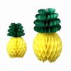 Decoración para fiestas transfronterizas, con forma de panal de abeja, con forma de pájaro refinado y fuego de selva tropical, y colgante de bola de papel con forma de piña.