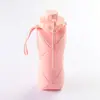 Taza de Agua Plegable de Silicona Puntos Taza Portátil Tetera para Deportes al Aire Libre Viajes Taza Telescópica Botella de Agua Plegable Creativa