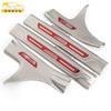 Adecuado para IX35 tira de umbral tira brillante IX35 parachoques maletero pedal de bienvenida tira de moldura antirrayas pegatina decorativa