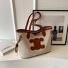 Bolso de Mujer Commuter Gran Capacidad Bolso de Lona Nuevo Bolso de Mujer Estilo Casual Versátil Bolso de Hombro Bolso Tote para Estudiante Universitario