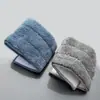Paño de repuesto para mopa plana manos libres de vellón coral, más funda adhesiva de microfibra, venta al por mayor