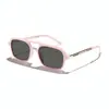 Óculos de Sol Piloto Raine Infantis Transfronteiriços Novo Ponte Dupla Proteção Solar para Meninos e Meninas, Óculos Personalizados Simples com Armação Quadrada de Metal