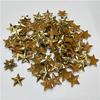 Accesorios de Prendas Forma Metálica Piezas de Cobre Remaches Metálicos Estrella de Cinco Puntas Accesorios de Prendas Remaches Piezas de Cobre Dorado