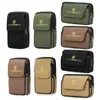 Bolsa de cintura para celular masculina bolsa de cinto para celular capa de cinto para celular bolsa de cintura multifuncional horizontal e vertical bolsa de celular em lona bolsa pendurada