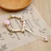 Jingdezhen Pulsera de Cerámica al por Mayor Pequeña Fresca Dulce Artesanía Pesada Cuerda Trenzada Estrella Pulsera de Nicho Joyería Pulsera al por Mayor