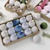 Bola de Navidad Flotada de Amazon Transfronteriza 8cm Terciopelo Luz Colgante para Árbol de Navidad Set de Decoración Navideña de Lujo