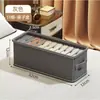 Caixa de Armazenamento Simples para Casa para Roupas Íntimas e Meias, Organizador de Tecido com Compartimentos, Caixa de Armazenamento de Roupas Íntimas Estilo Gaveta