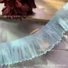 Encaje Plisado Accordion de Organza de 5 cm Hecho a Mano DIY Cuello de Ropa Dobladillo Falda Encaje Accesorios