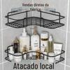Prateleira de Canto Sem Furos Rack Triangular para Banheiro Lavatório Dormitório Artefato de Armazenamento Rack de Parede para Vaso Sanitário Banheiro