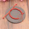 Cuerda de Mano con Nudo de Diamante Simple Pulsera Tejida Semiacabada para Hombres y Mujeres Cuerda Roja Parejas Pueden Usar Cuentas Hebilla Segura
