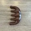[explosiones de internet] peine de masaje de seis garras de asta de sándalo pequeño rastrillo raspado de meridianos hombro cuello herramienta de salud
