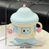Cubo de dibujos animados de moda para abrazar con gran capacidad, recipiente sellado para almacenamiento de snacks, cubo de almacenamiento tipo caja de regalo de alta apariencia