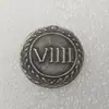 Artesanías antiguas griegas estilo 16 cobre plateado plata dólar de plata antiguo redondo plata al por mayor