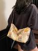 Bolso Grande de Dibujos Animados Perezoso para Mujer 2025 Nuevo Casual Versátil de Hombro Cruzado Bolso Tote Coreano para Viajero