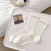 Calcetines japoneses de verano para niños, finos, de malla hueca, transpirables, para mujer, venta al por mayor, con orejas de madera, sueltos, de algodón