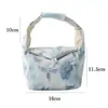Dinastías Tang y Song Arte Textil Hecho a Mano Sueño de Mariposa Azul Accesorios para Ceremonia del Té Colección Alfombrilla Azul para Té Paño para Té Juego de Té Bolsa de Almacenamiento Portátil