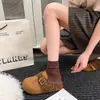 Zapatos Birkenstock Retro de Suela Gruesa con Aumento Oculto de Altura para Mujer Otoño 2026 Nuevo Llegada Mocasines Cerrados Medias Pantuflas Zapatos Individuales Birkenstock