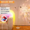 Celebridad de Internet Lámpara de Atmósfera de Onda de Agua Color Rojo Atardecer Forma de Corazón Doble Cabezal Lámpara de Fondo para Transmisión en Vivo de Dormitorio Sala de Estar Atardecer Onda de Agua
