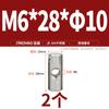 Pasador Cilíndrico de Acero Inoxidable 304 con Agujero Horizontal Conexión Pre-empotrada Tuerca Martillo Palabra Tuerca Martillo Recta Tornillo M4M5M6
